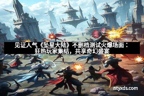 见证人气《坠星大陆》不删档测试火爆场面：狂热玩家集结，共享奇幻盛宴